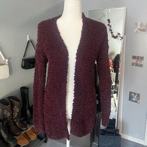 VINTAGE HOLLISTER MAROON CARDIGAN